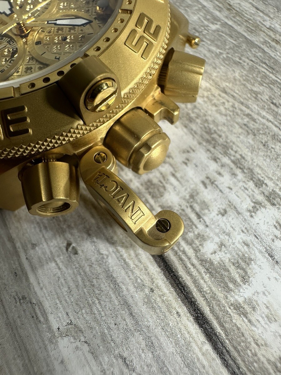 Invicta 16144 Subaqua Noma IV Chronograph Gold Dial Stainless