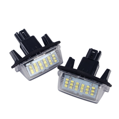 2x LED License Plate Number Light Lamp fit Toyota Camry Yaris Prius Vitz Avensis