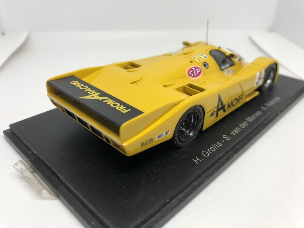 1/43 Spark Porsche 962 Lm 1989 #5 Yellow w/ Case From Japan 1/43 Spark Porsche 962 Lm 1989 #5 Yellow w/ Case From Japan