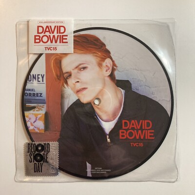 DAVID BOWIE TVC15 40th Anniversary 7" Picture Disc Mint New 2016 | eBay