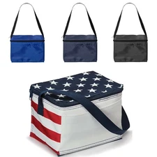 Cooler Lunch Box Thermos Outdoor 6-Pack Beer Drink Beach Bag Camping Fishing Box