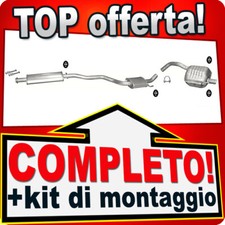 Scarico Completo per ALFA ROMEO 147 1.6 2.0 16V 2000-2008 Marmitta
