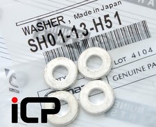 4x Genuine Injector Washers Fits: Mazda 3 & 6 CX-5 2.2 Skyactiv SH01-13-H51