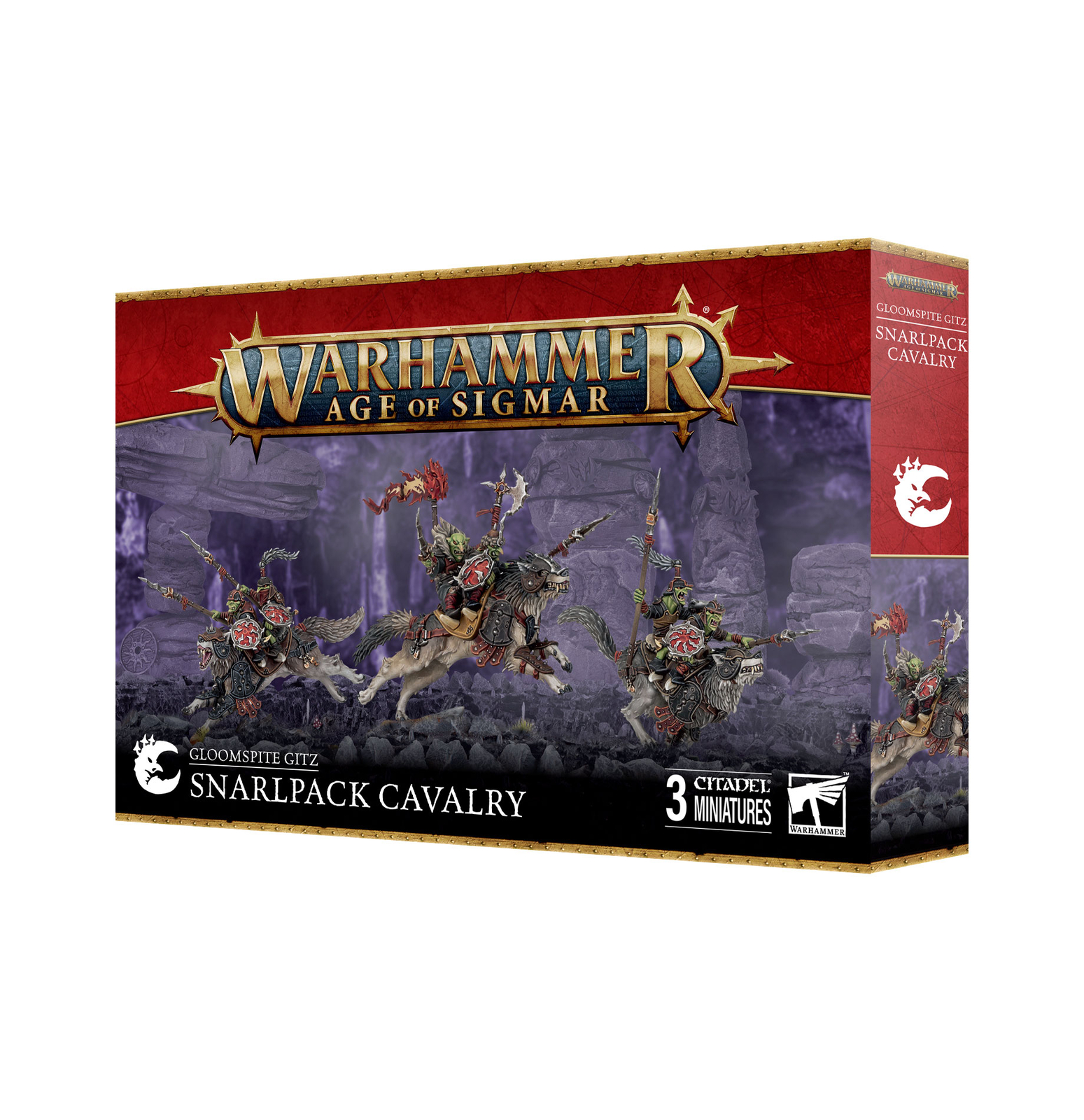 Warhammer Age of Sigmar Gloomspite Gitz - Ранцевая кавалерия GAW89-88 Новая 9690₽