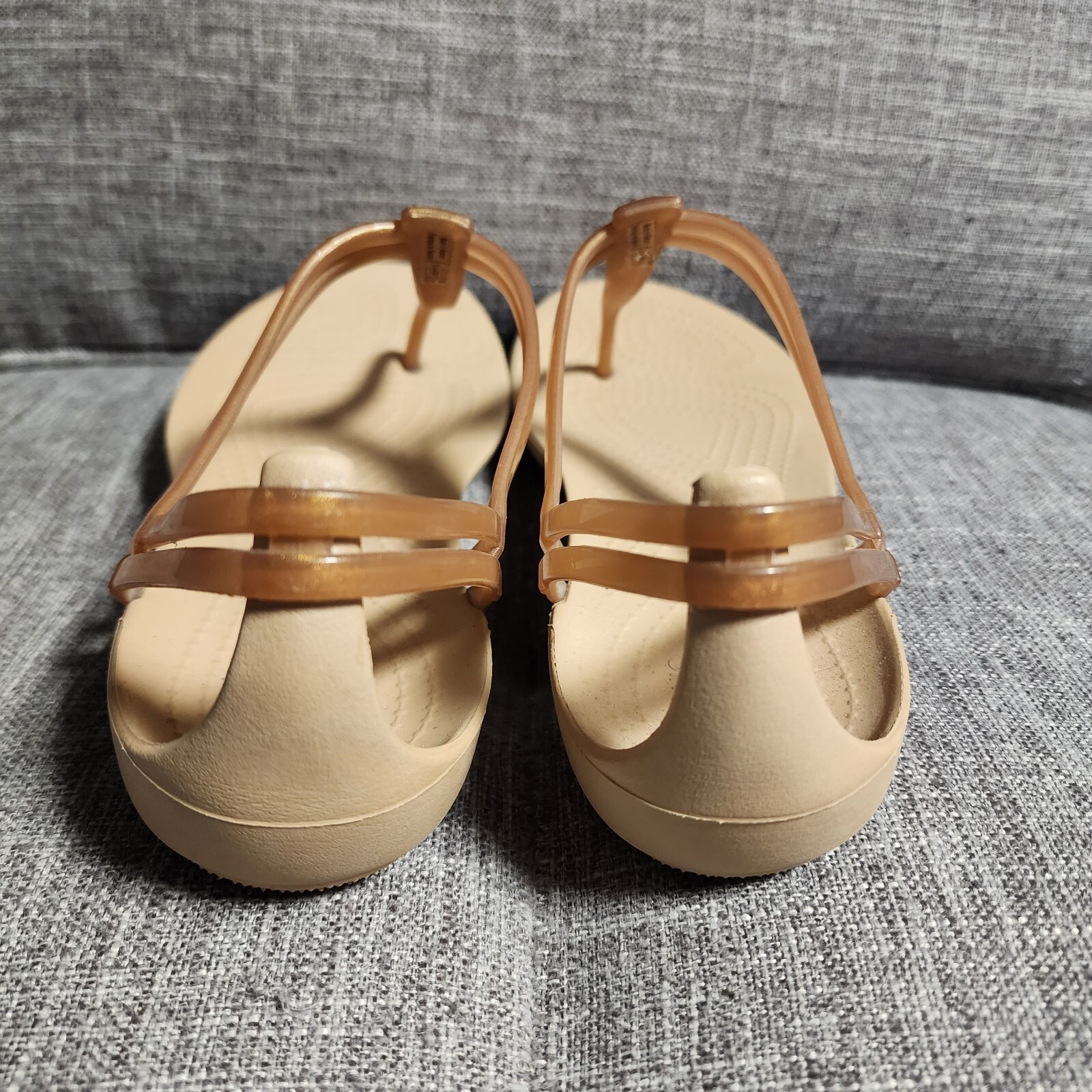 Crocs Isabella T Strap Iconic Comfort Thong Sandal Wo… Gem