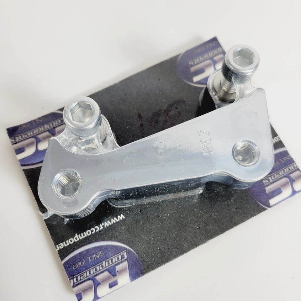 RC Components Caliper Mount - Front Left - Chrome - 13" Harley Touring 2000-2007 - Image 4 of 4