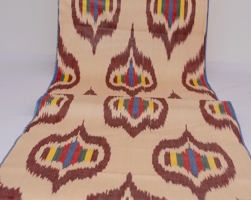 ikat fabric by the yards upholstery fabric table runner ikat Uzbek ikat best - Picture 2 of 3