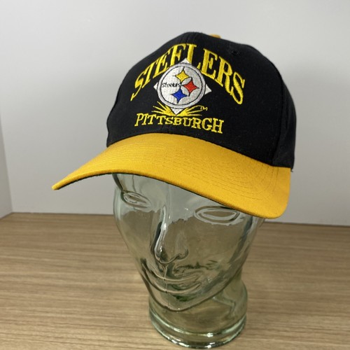 Vintage 90’s Pittsburgh Steelers NFL Football Mütze SnapBack schwarz Herren