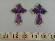 Set of 2 Purple Cross Book Marks 262145
