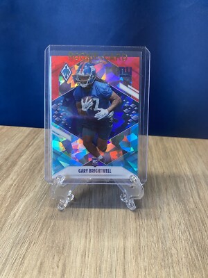Gary Brightwell 2021 RC Lot Fire & Ice 49/50 & Mosaic RC New York Giants