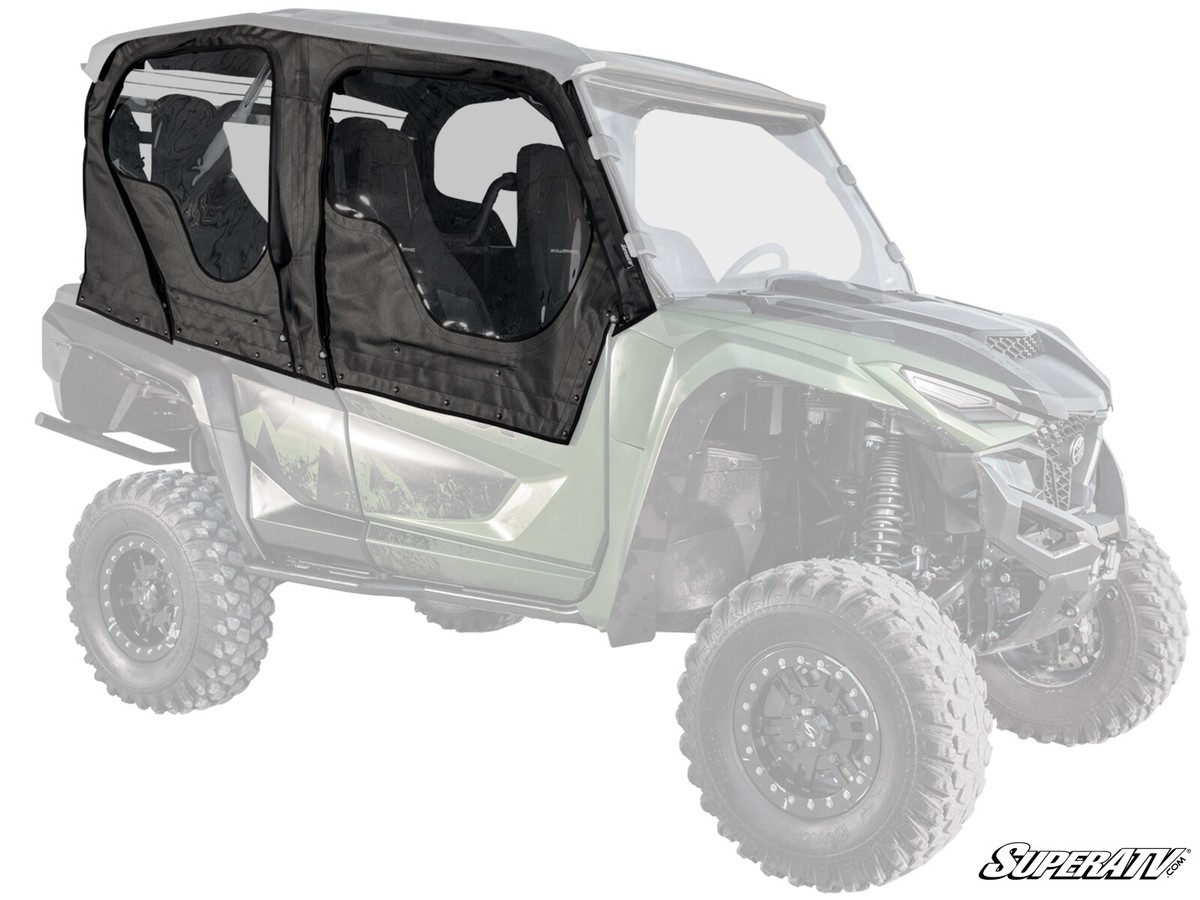 SuperATV Soft Cab Enclosure Doors for Yamaha Wolverine RMAX 4