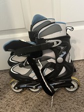 Women's Bladerunner Pro 80 Rollerblades Inline Skates Skating Blue/Grey Size 7