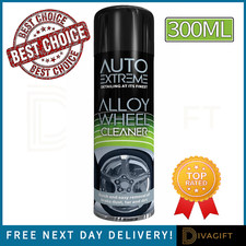 ALLOY WHEEL CLEANER SPRAY FOR CONTAMINATION BRAKE DUST BLEEDING REMOVER 300ML 
