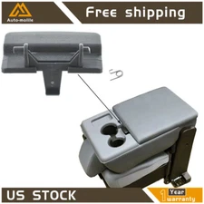 Fit For Ford F-150 2010-2017 2018 Gray Center Console Jump Seat Lid Latch