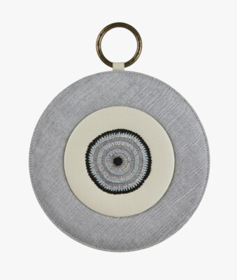 CLASSIC KUTNU NAZAR EVIL EYE GREY 25CM HANDMADE INTERIOR TURKEY