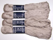 4 skeins of TAHKI COTTON CLASSIC 100 mercerized worsted weight Yarn 3211 TAUPE