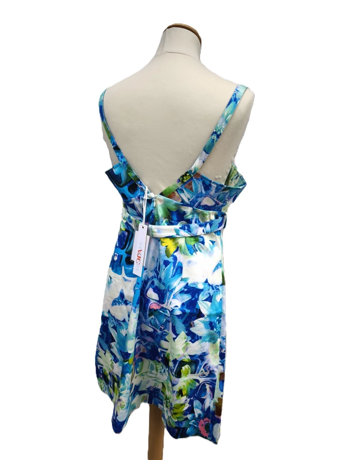 Abito VERSACE JEANS COUTURE vintage Y2K a fiori NUOVO!! Taglia Large