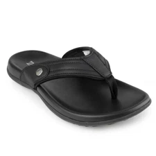 Tiestra Men's Sport Flip Flop Shower Sandals Casual Outdoor Beach & Pool Shoes