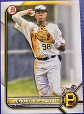 2022 Bowman Draft #BD-1 Yordany De Los Santos Prospects  Pittsburgh Pirates ⚾