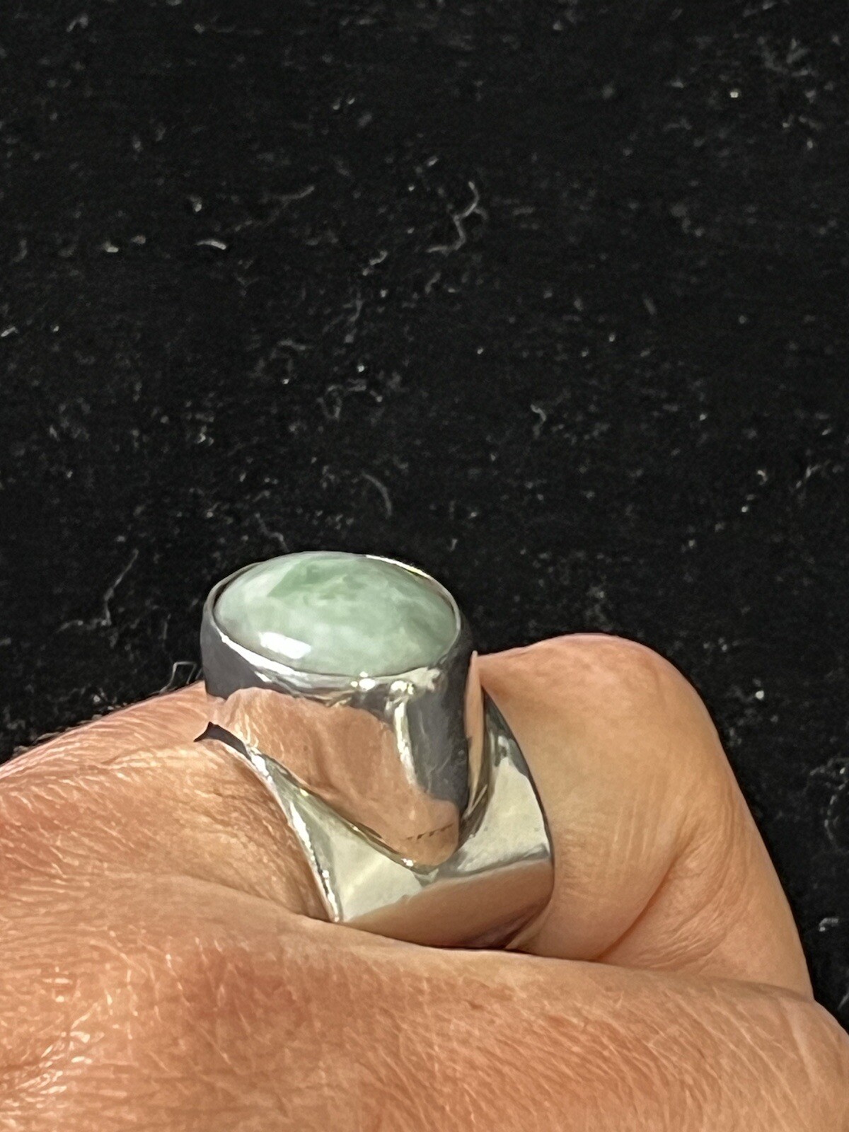 Sterling Silver Amazonite Ring - image 8