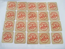33 old Ballantine Premium Beer Coasters 1960's Ale Brewery Newark NJ New Jersey