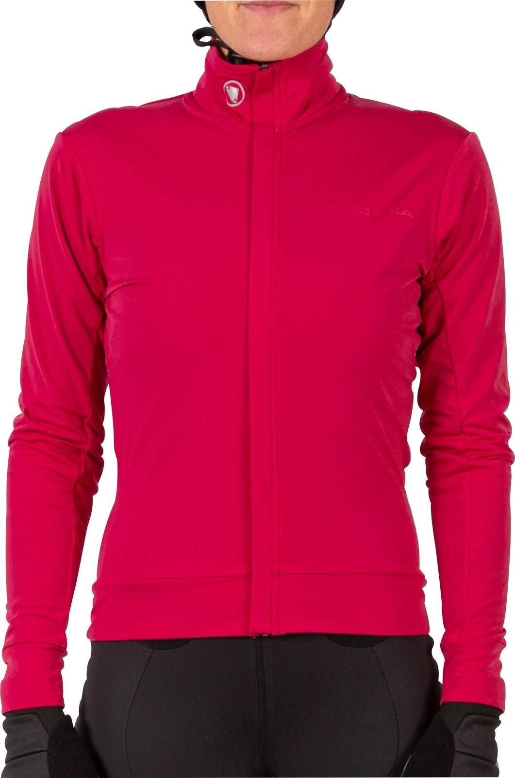 Camiseta deportiva de ciclismo Endura Xtract Roubaix para mujer rosa manga larga reflectante para bicicleta