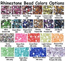 1000 Crystal Flat Back Acrylic AB / Jelly Resin Rhinestones Gems 2mm 3mm 4mm 5mm
