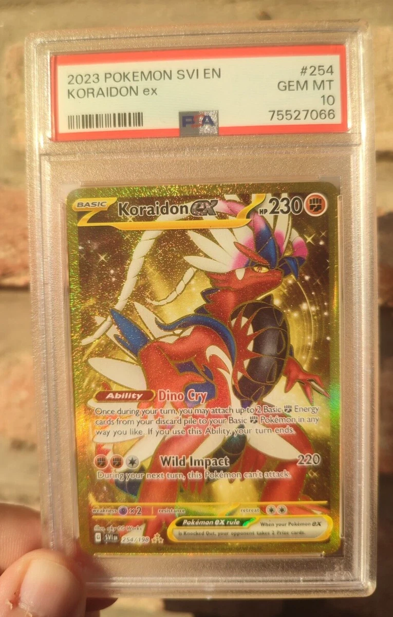 Carta oro Pokemon Koraidon - Vinted