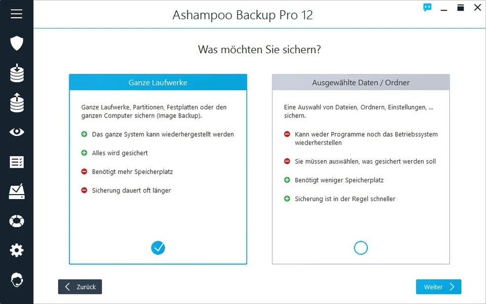 Ashampoo Backup Pro 12 - 3-Platz-Lizenz - Download Version - Datensicherung -ESD - Bild 3 von 4