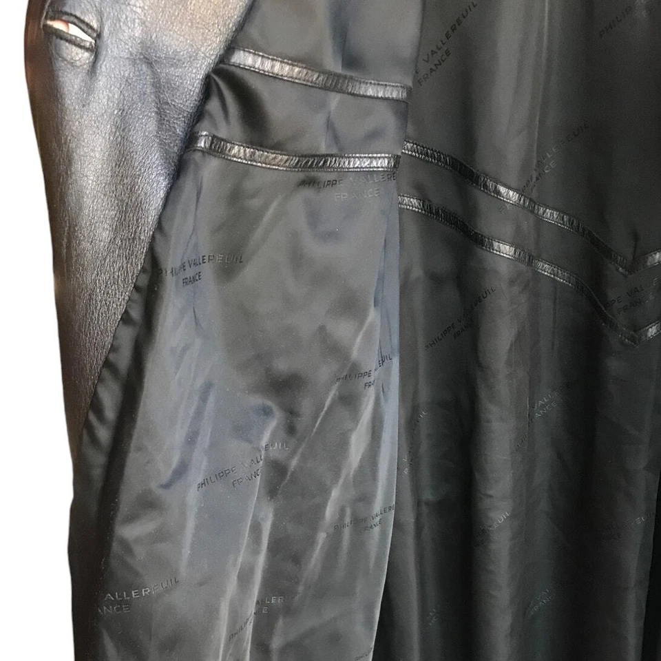 Philippe Vallereuil Plus Size Vintage Suede Patchwork Swing Coat 2-3X(?)Pls Read - Image 4 of 4