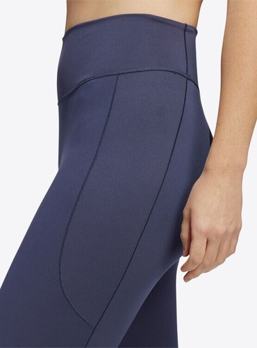 Adidas Aeroready Girls Yoga Studio High Rise Leggings Gray Size M - Picture 4 of 13