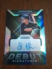 2022 Prizm Debut Signatures #DS-SK Steven Kwan (RC) (MINT)