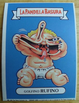 Pandilla Basura Super Pop #20 Patty Putty/Muggin' Megan Spain Garbage Pail Kids