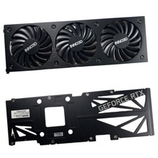 Heatsink Cooler Fan Backplate for INNO3D RTX3080 3080ti X3 Black Gold Video Card