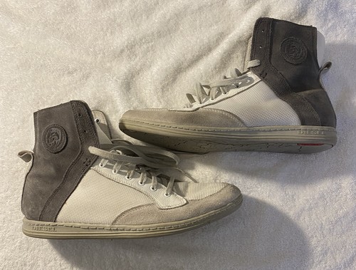 Diesel Men's Gulliver White/Grey High 