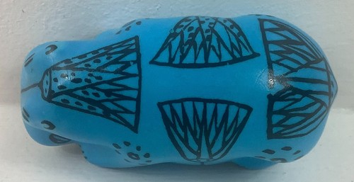 William the Hippo Egyptian Faience Hippopotamus Statuette Replica Figurine #1 MM - Picture 5 of 6