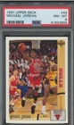 MICHAEL JORDAN 1991-92 Upper Deck #44 Basketball Card CHICAGO BULLS HOF PSA 8