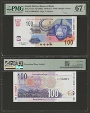 SOUTH AFRICA 100 Rand 2005, P-131b, Sign: Marcus, PMG 67 EPQ Superb Gem UNC
