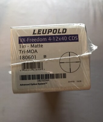 Leupold VX-Freedom 4-12x40  Riflescope 1'' Tube CDS Tri-MOA Matte (180601)