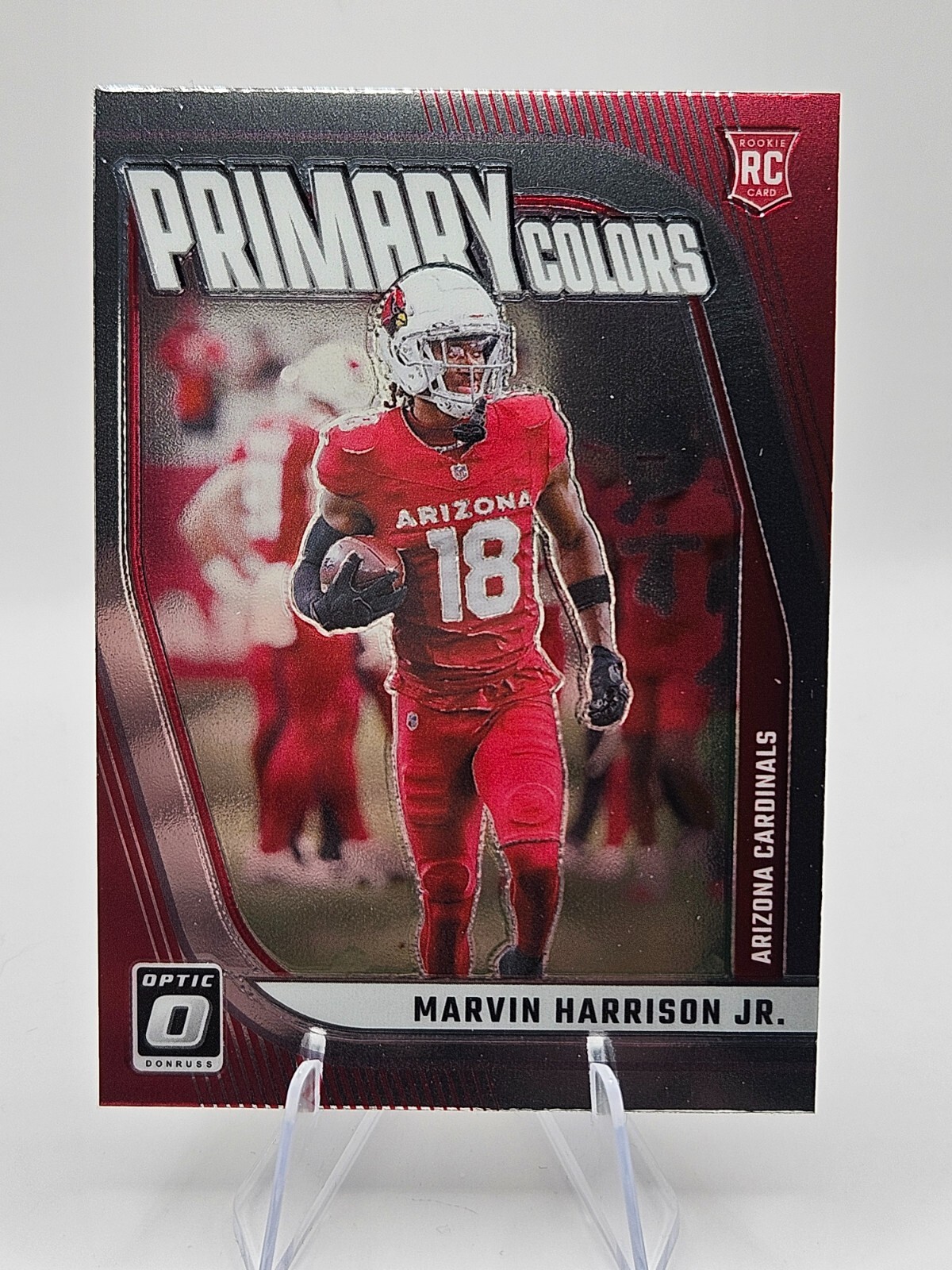 2024 Donruss Optic #5 Marvin Harrison Jr. RC Primary Colors Insert  Cardinals