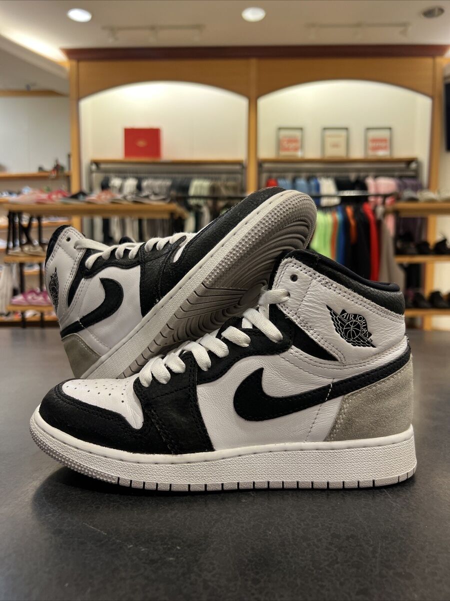 Nike Air Jordan 1 Shoes Youth 4.5Y Bleached Coral Stage Haze Nike Air Jordan 1 Shoes Youth 4.5Y Bleached Coral Stage Haze