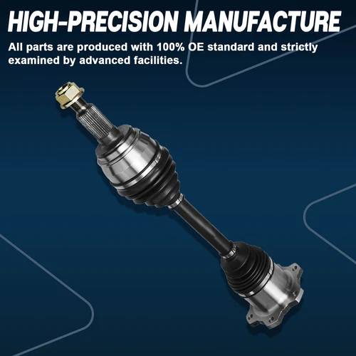 2x 4WD Front CV Axle for Chevy Silverado Suburban 1500 GMC Tahoe Yukon XL 6 Lug - Picture 4 of 7