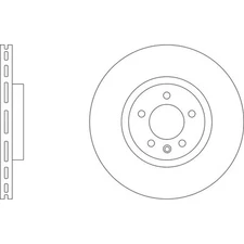 Apec Blue Brake Disc SDK6740 for Ford Focus & Kuga & Tourneo / Transit Connect