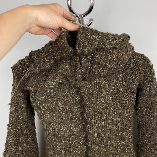 Zone Bleue Damen Avantgarde Strickpullover mit Kragen - Größe XS-S - Bild 11 von 13