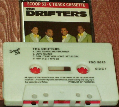 The Drifters Scoop 33: 6 Track CASSETTE EP SOUL Rhythm & Blues, Pop - Picture 2 of 6