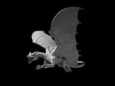 Young Copper Dragon Flying 28mm Scale DND D D Tabletop Miniature