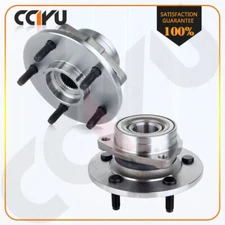 Pair For 2000 2001 Dodge Ram 1500 Front Wheel Bearing Hub Assembly 4X4 4WD 5 Lug