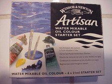 Winsor Newton Artisan Water Mixable Oil Colour Starter Set of 6 x 21ml
