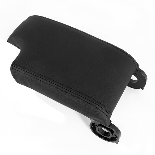 Center Console Lid Armrest Arm Rest Cover Black Fits BMW E46 3 Series 1999-2004 - Picture 3 of 10