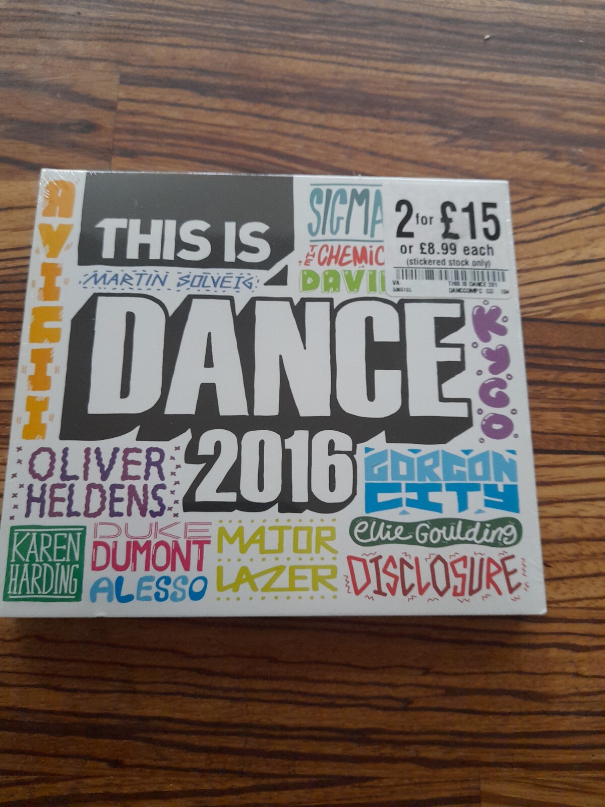 THIS IS DANCE 2016 40-track 2CD NEW/SEALED Disclosure Avicii Sigma